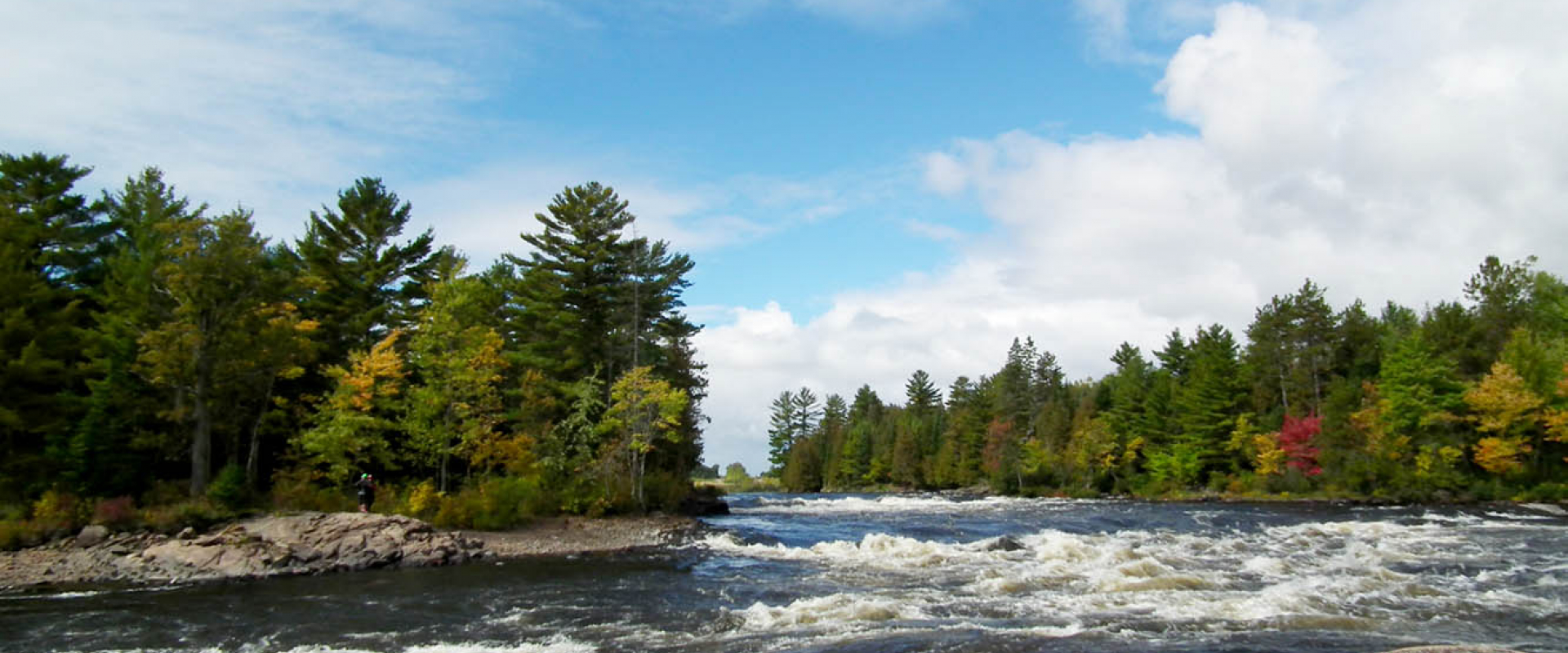 McCoys chute on the Ottawa River in fall